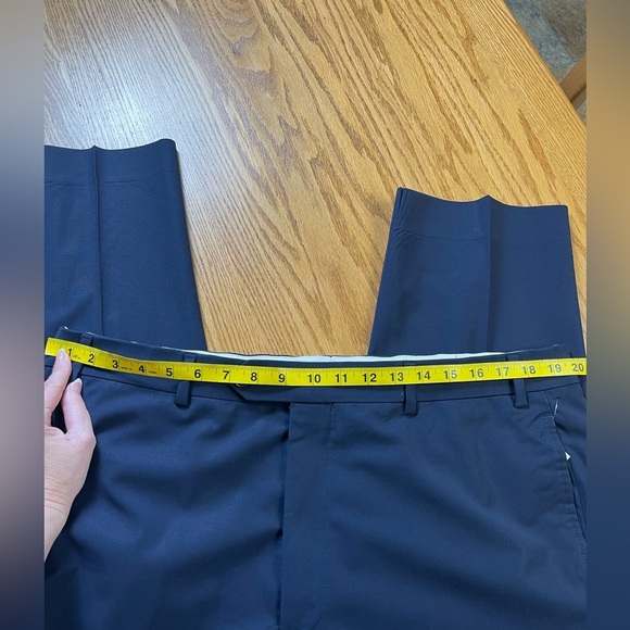 Brooks Brothers Men’s Navy Wool Blend Pants Waist 40 Inseam 30 - Picture 3 of 7